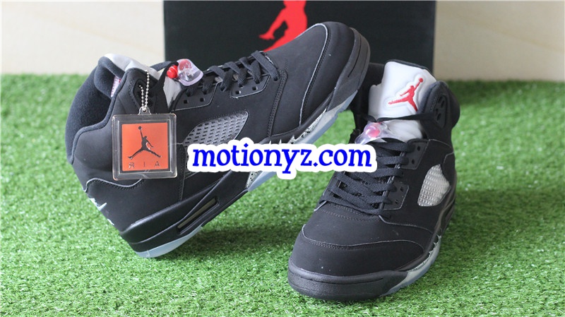 Authentic Air Jordan 5 Retro Blackmetallic